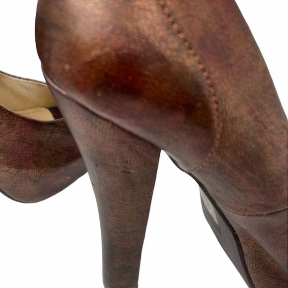 Marco Santi Laura Open Toe High Heels, Copper, 8 - Picture 8 of 10